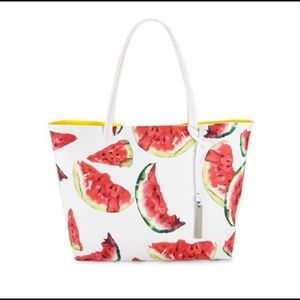 Vince Camuto Maro Tote Printed Watermelon Large🍉
